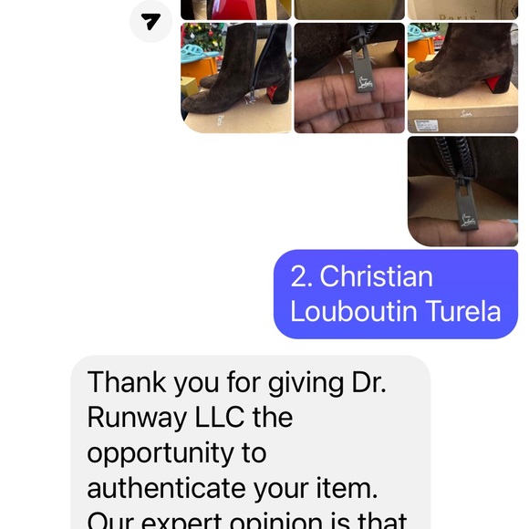 Christian Louboutin Turela Brown Arabica Velour Preloved Size 42 - Picture 4 of 5